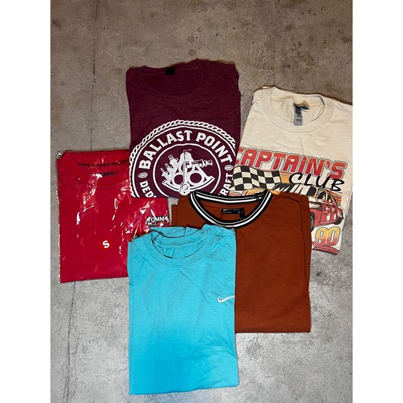 Graphic‎ Shirt Bundle Ballast Point, Racing, Nike, Tommy Jeans, ASOS Small 0002 - Picture 1 of 8